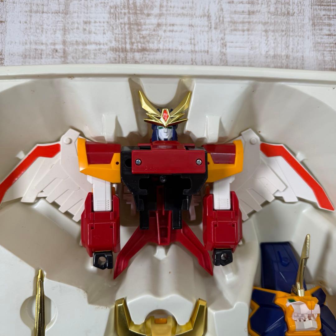 レア　韓国版 当時物 絶対無敵ライジンオー 超無敵合体ゴッドライジンオーセット