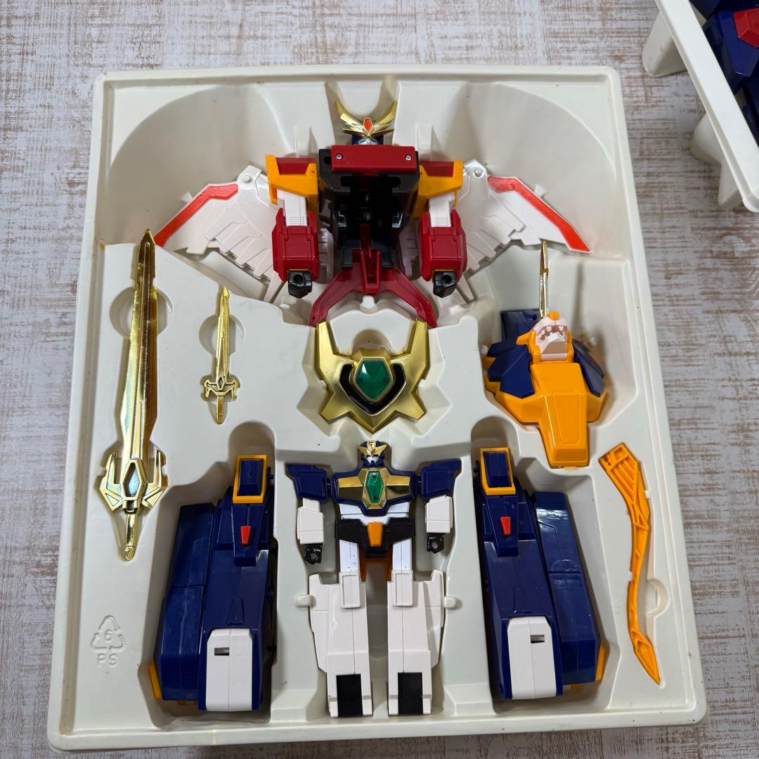 レア　韓国版 当時物 絶対無敵ライジンオー 超無敵合体ゴッドライジンオーセット