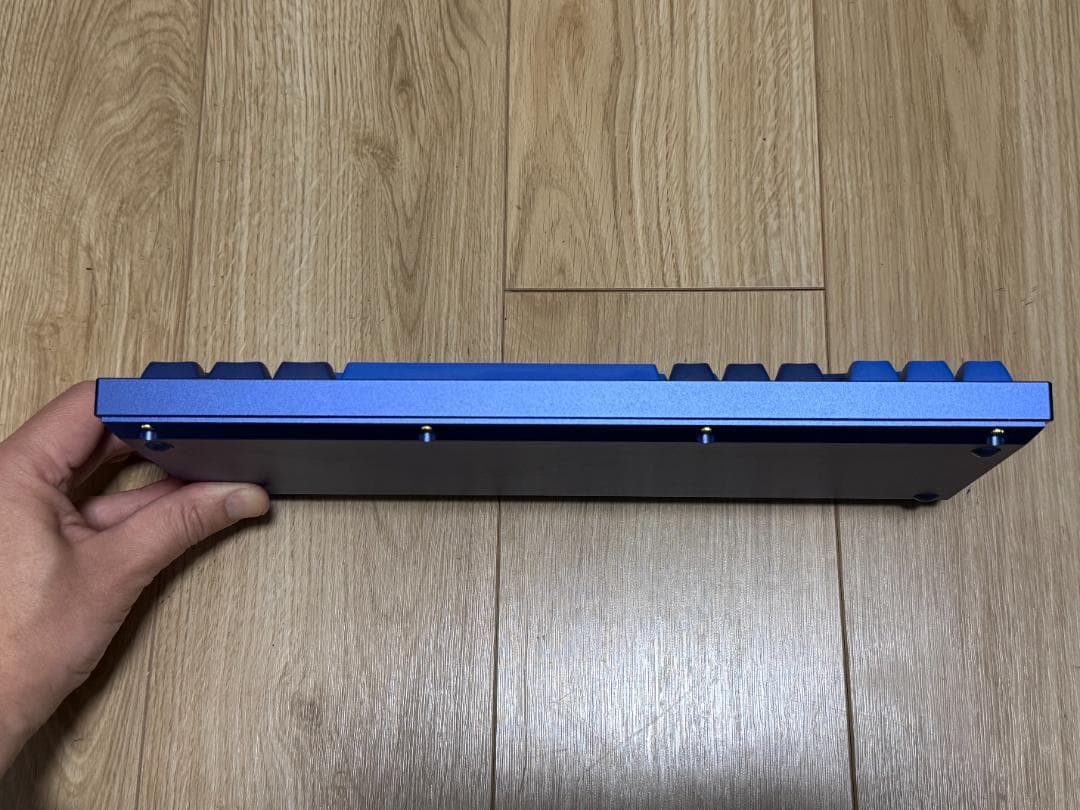 ☆極美品☆Keychron Q2 ネイビーブルー Gateron赤軸 ノブ付