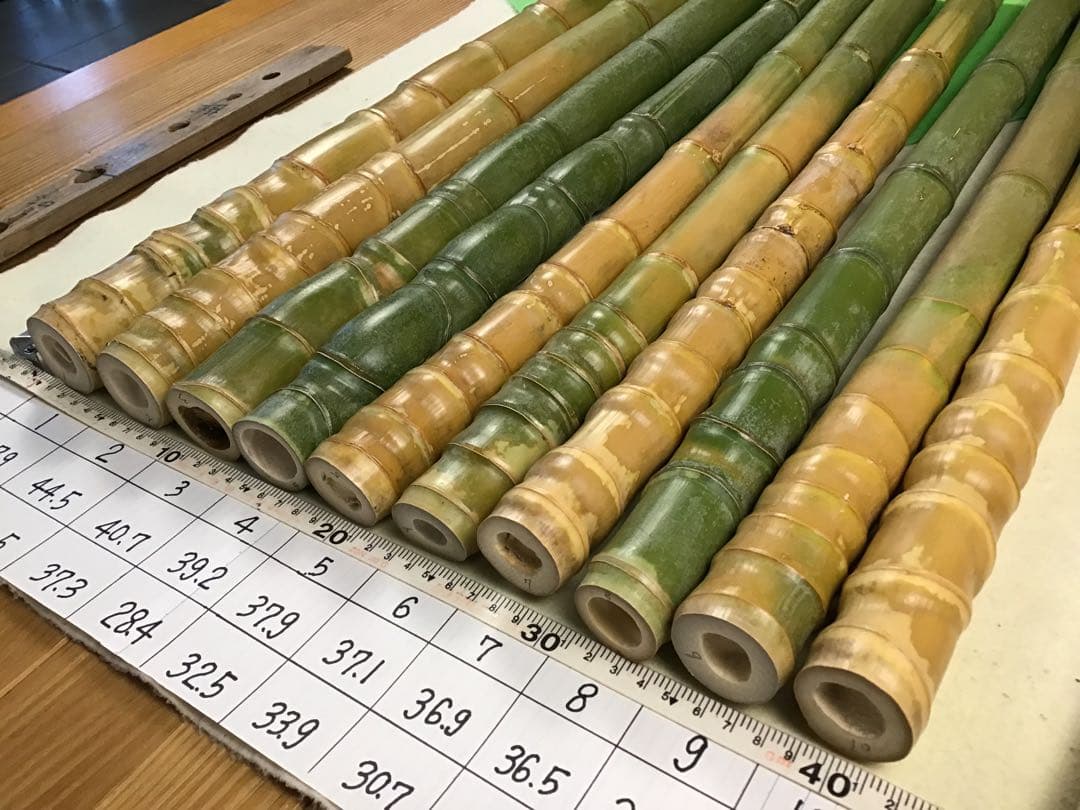 rokusan 竹笛用素材　布袋竹10本セット