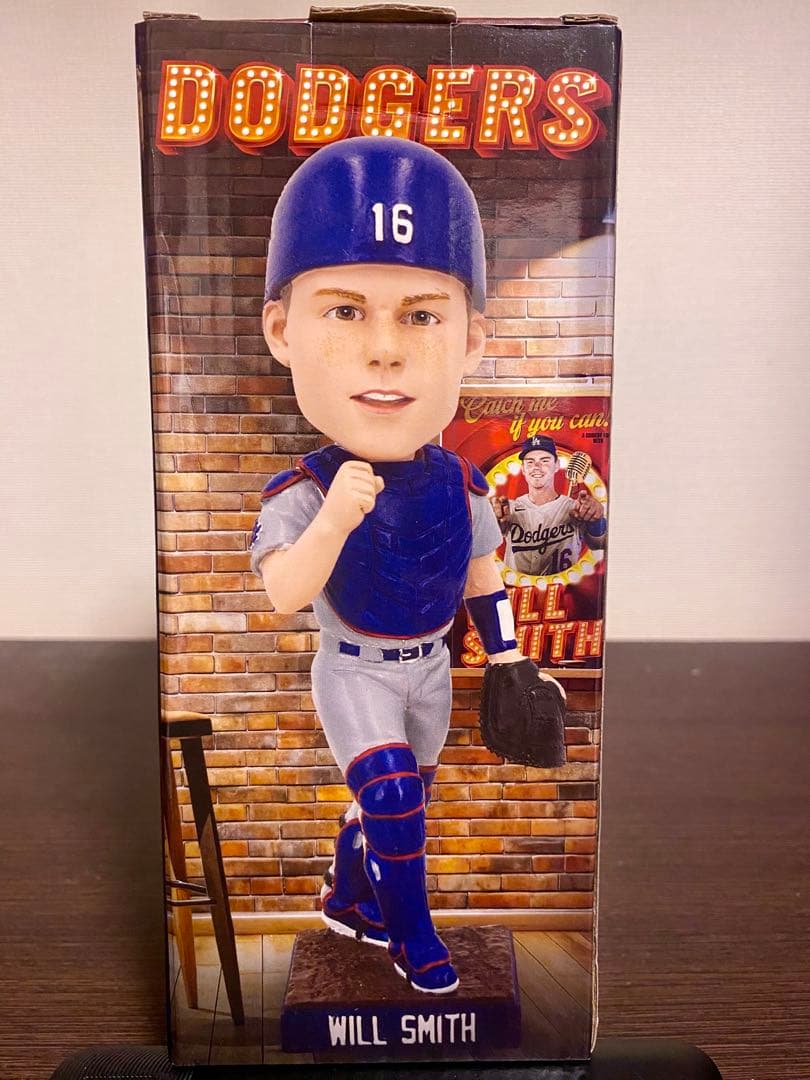 ▪️未開封▪️ロサンゼルスドジャースウィルスミスのボブルヘッドヘッド
