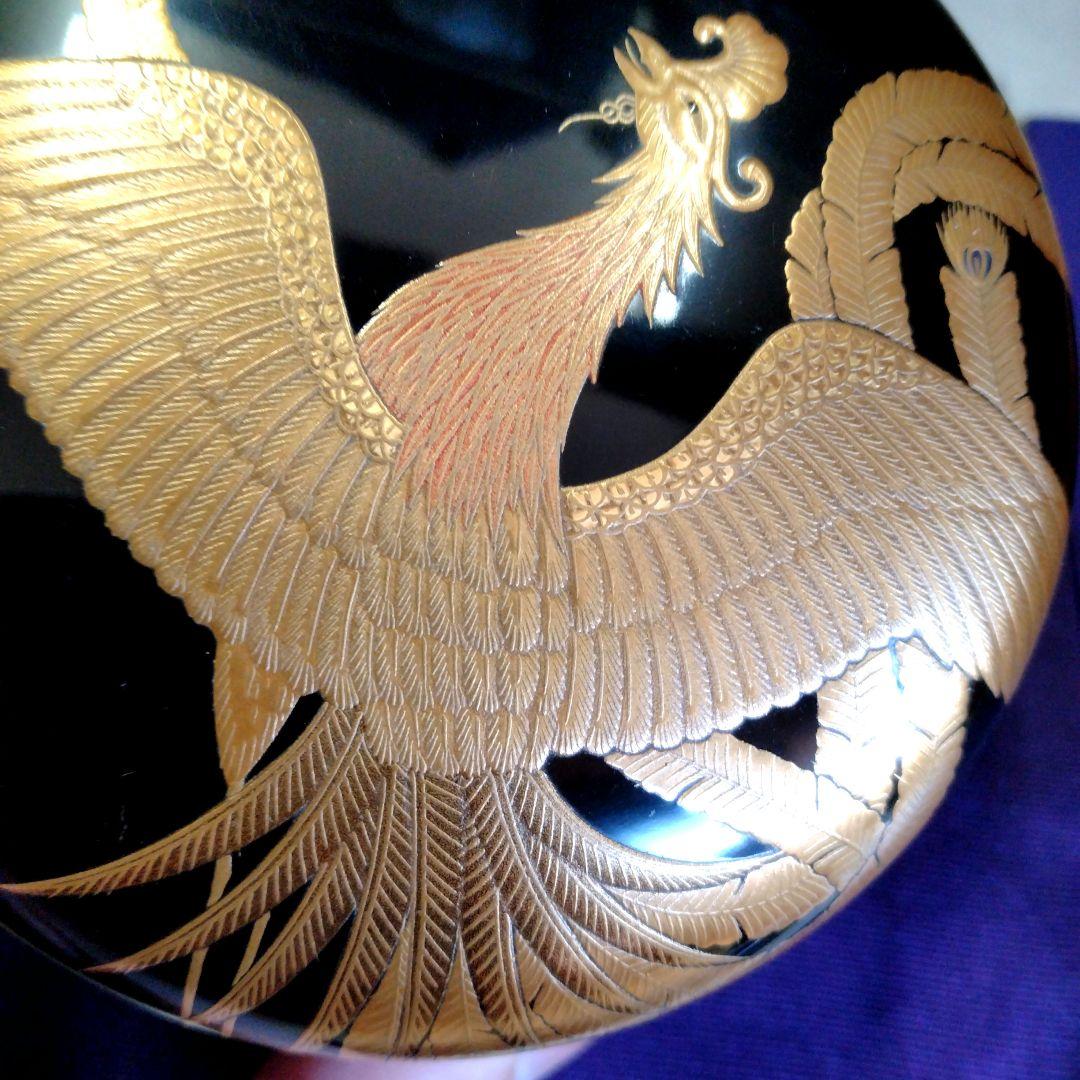 ミック様専用 茶道具 鳳凰蒔絵平棗(今井寛山)鵬雲斎大宗匠在判・御書付