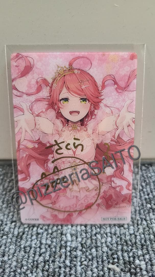 ホロライブ さくらみこ flower rhapsody 直筆サイン クリアカード