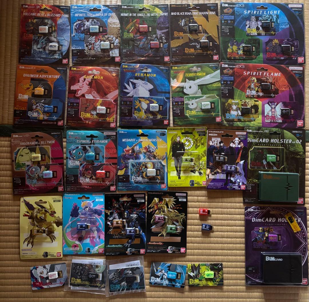 デジモンバイタルブレス３種　DIMカード42枚セット