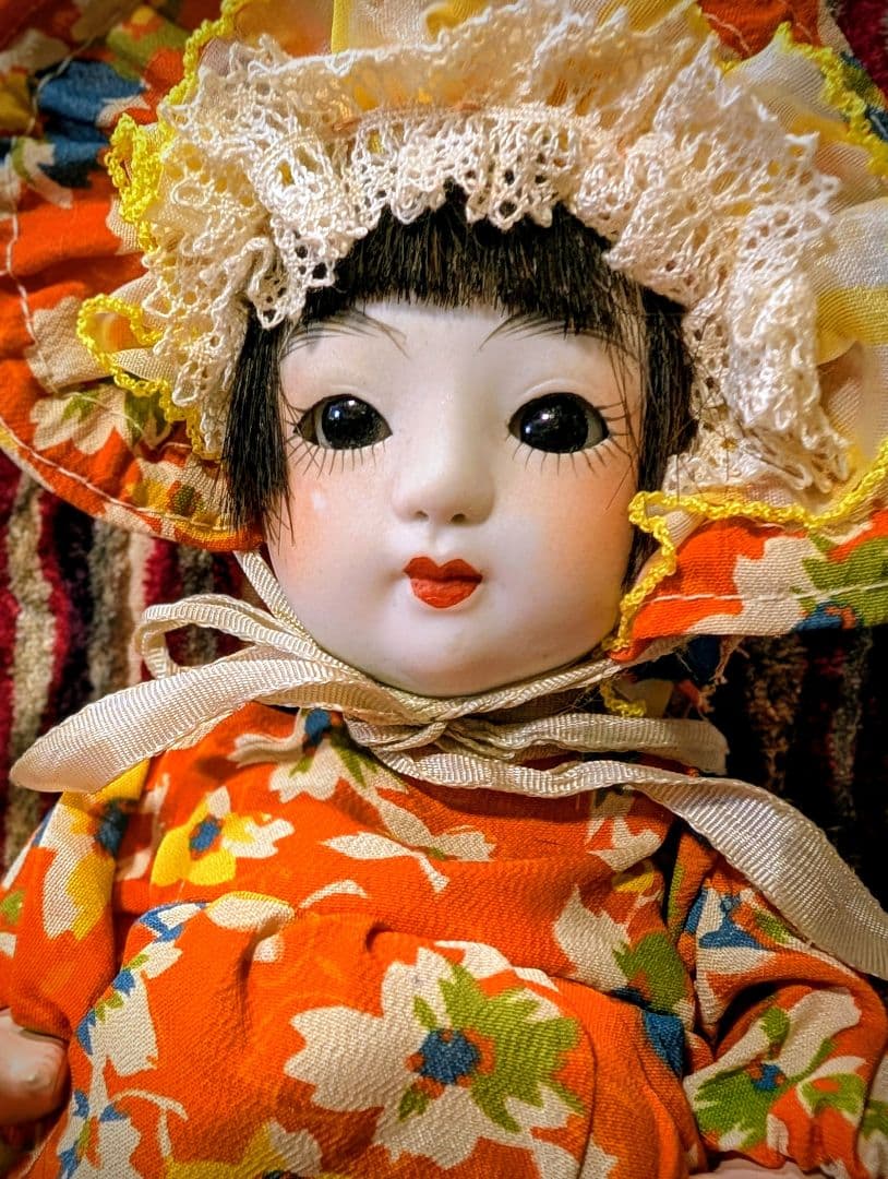 サクラビスク アンティークビスクドール 大正ロマン 市松人形 文化人形