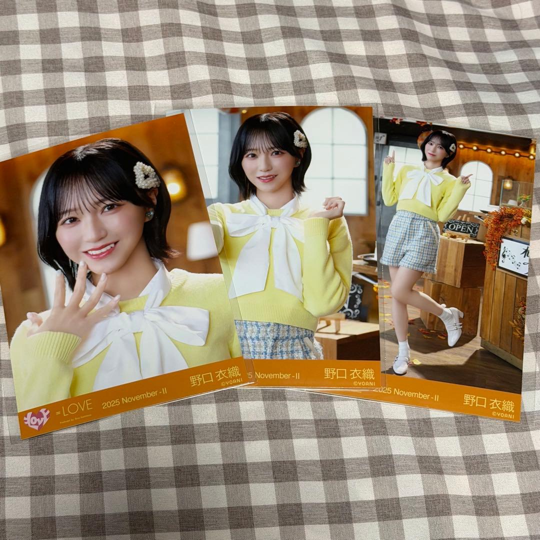 イコラブ 野口衣織 木漏れ日メゾフォルテ 生写真 - メルカリ