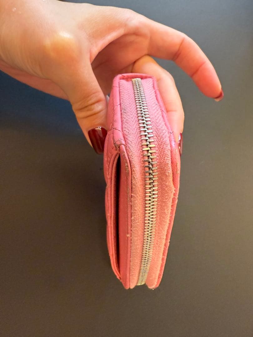 CHANEL ピンク キルティング ケース