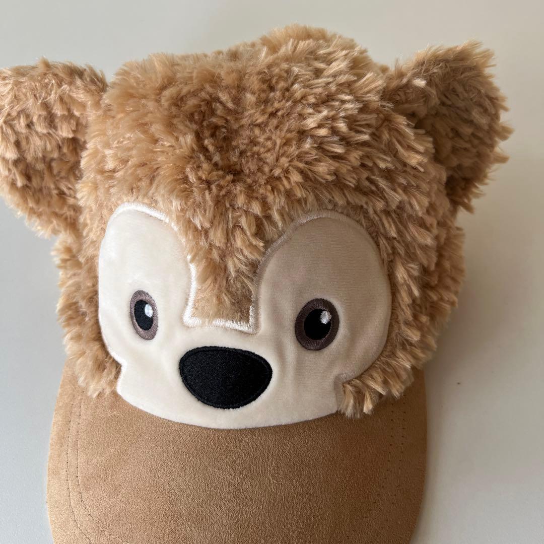 ディズニーシー　ダッフィー　シェリーメイ　キャップ　フェイス　ふわふわ　2点