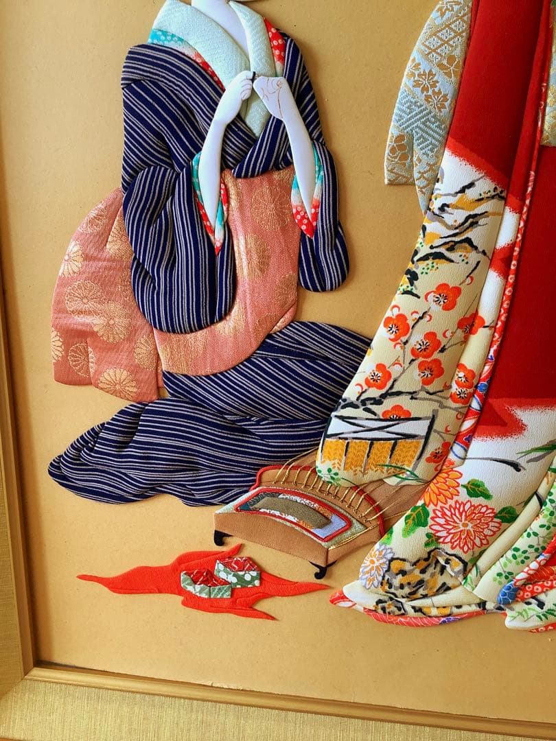 押絵　押し絵　美人画　浮世絵　日本絵画　アート