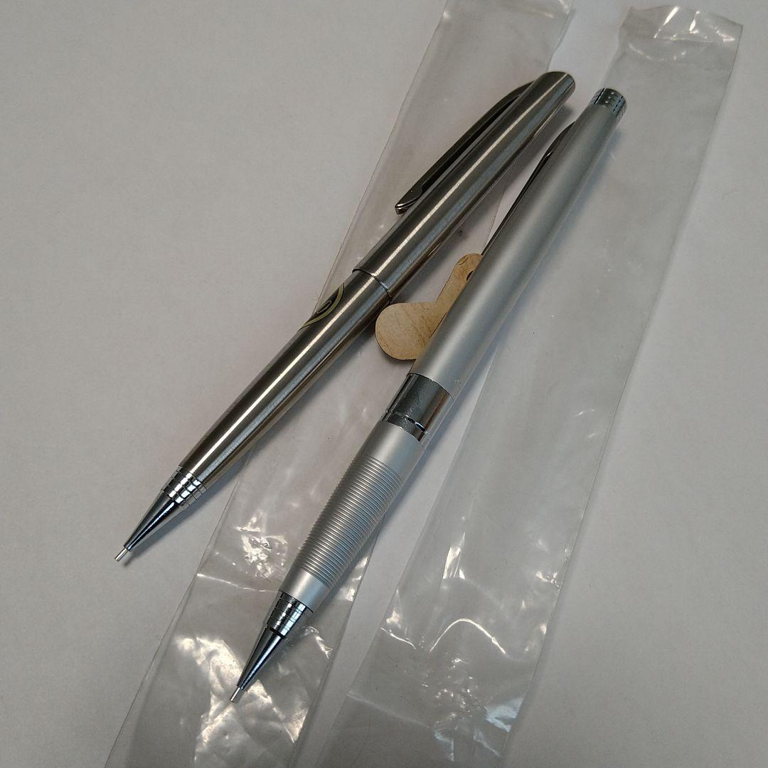 パイロット シルバー色 ペンシル プラチナムアングル（ボディノック