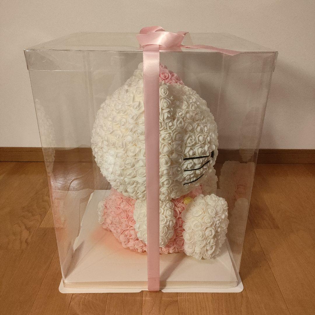 美品 ハローキティ 大型 ぬいぐるみ ブリザードフラワー