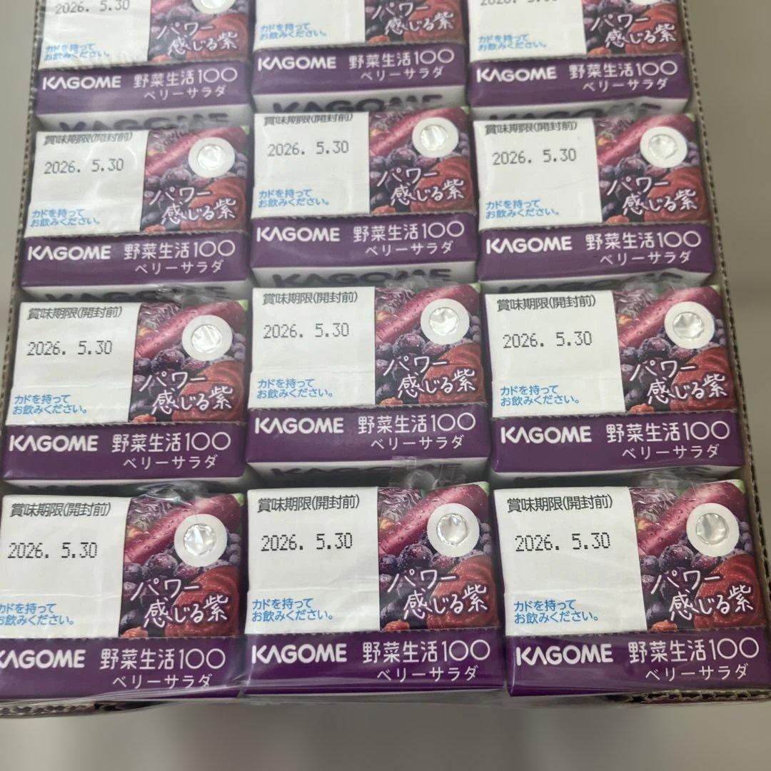 KAGOME 野菜生活100 果物ミックス 4種類　24本ずつ　計96本
