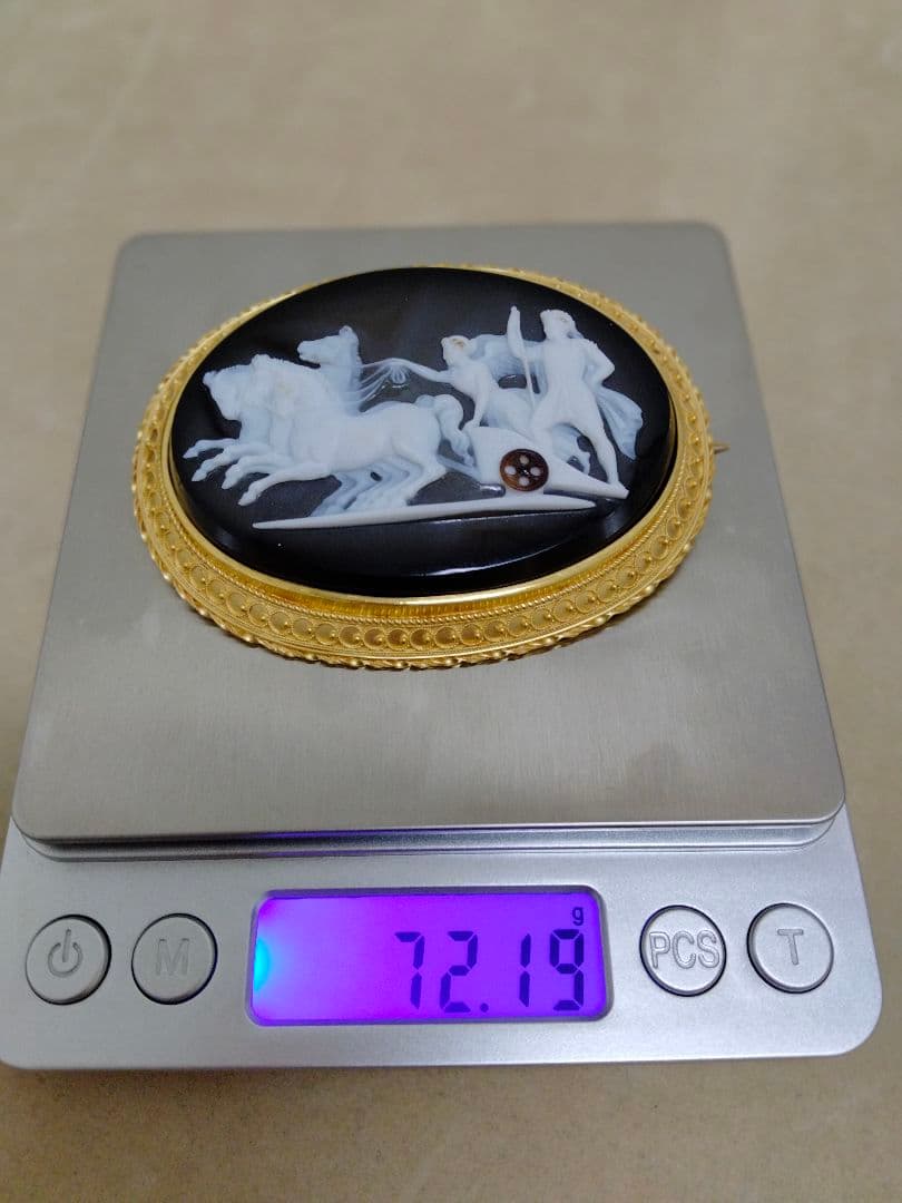 迫力存在感満点】ストーンカメオ 瑪瑙 メノウ ドイツイダー=オーバー