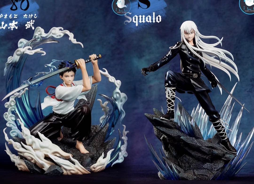 家庭教師ヒットマンREBORN! スペルビ・スクアーロ ガレージキット ガレキ