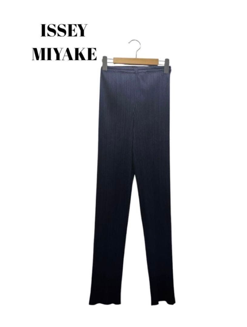 イッセイミヤケ プリーツプリーズ ネイビー サイズ3 プリーツプリーズ