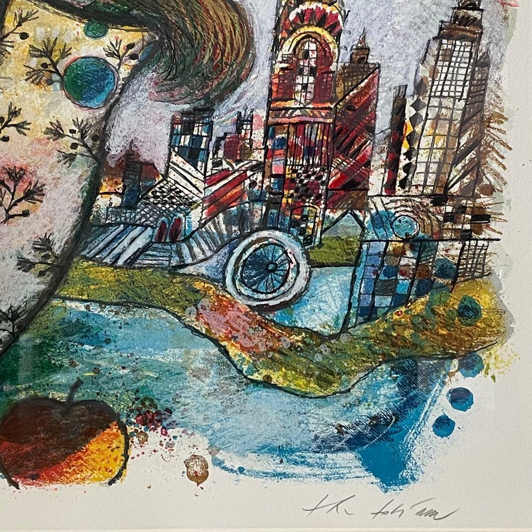 海外 幻想 画家 テオ・トビアス 版画 リトグラフ