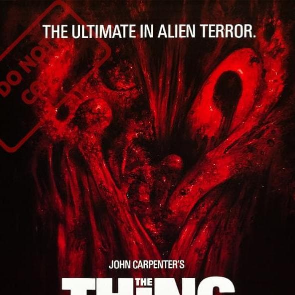 UK版ポスター『遊星からの物体X』（The Thing) ジョン・カーペンター