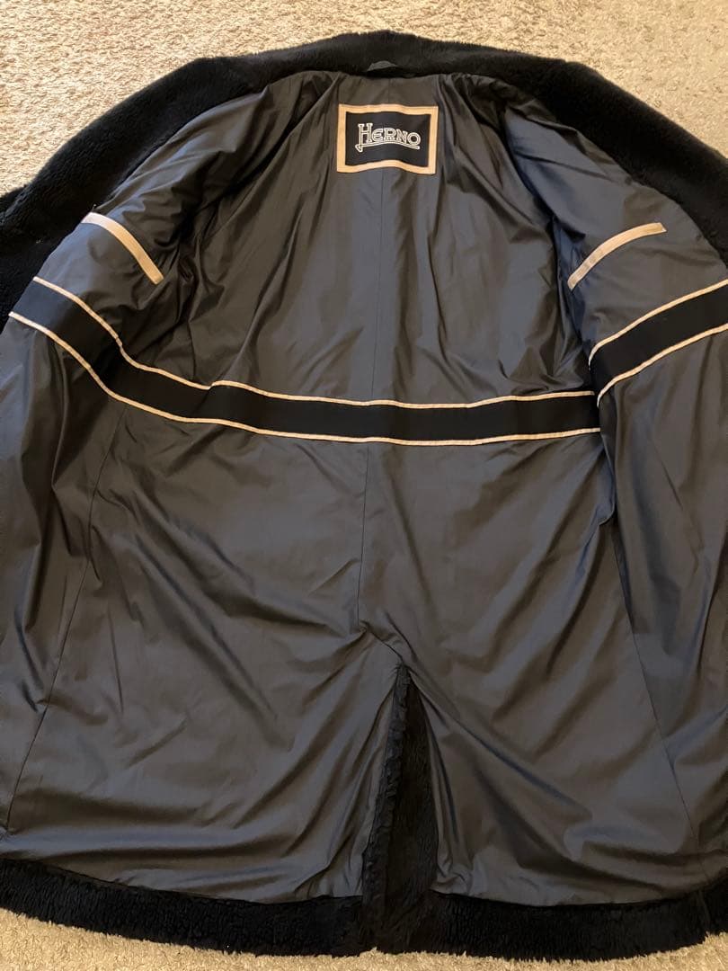 【期間限定出品】HERNO ヘルノ　ECO FUR COAT エコファー　コート