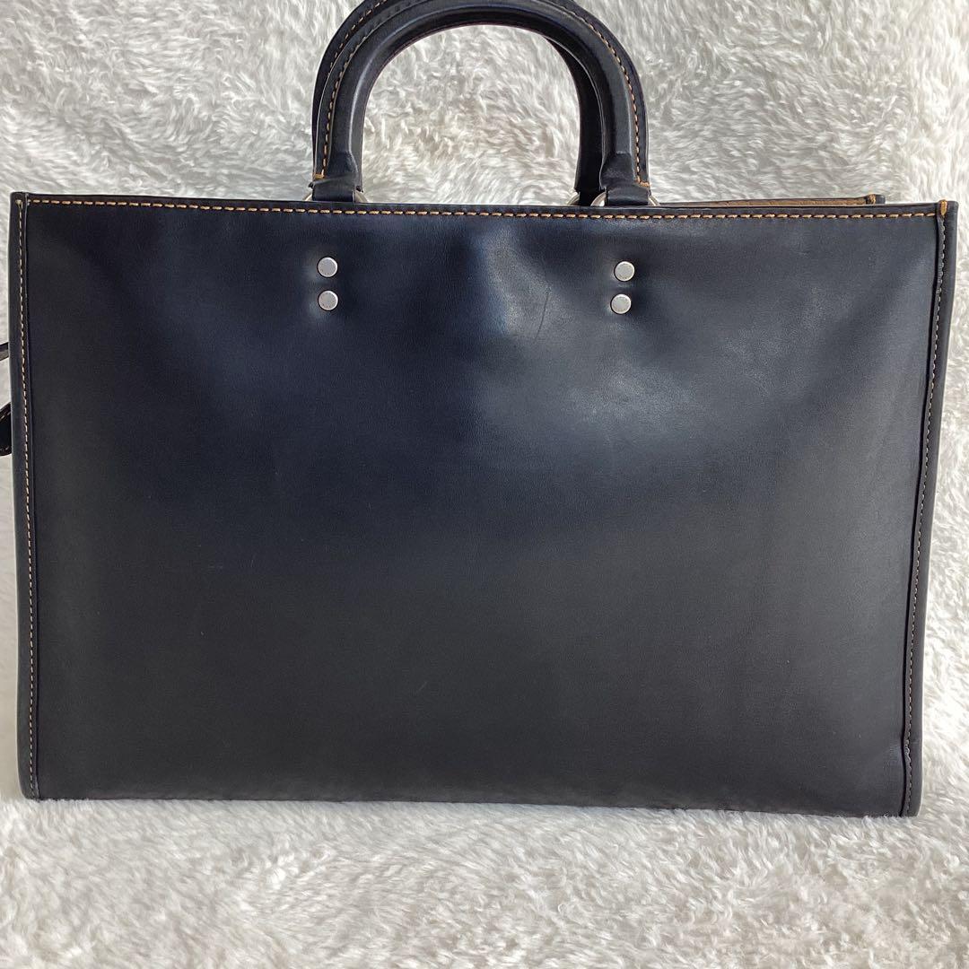 コーチ ローグ ビジネスバッグ グラブタンレザー