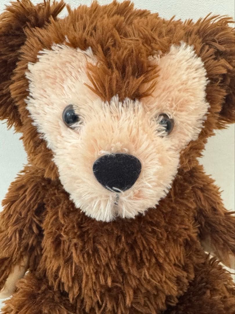 【レア】ディズニーベア　長毛　ダークブラウン　ダッフィー