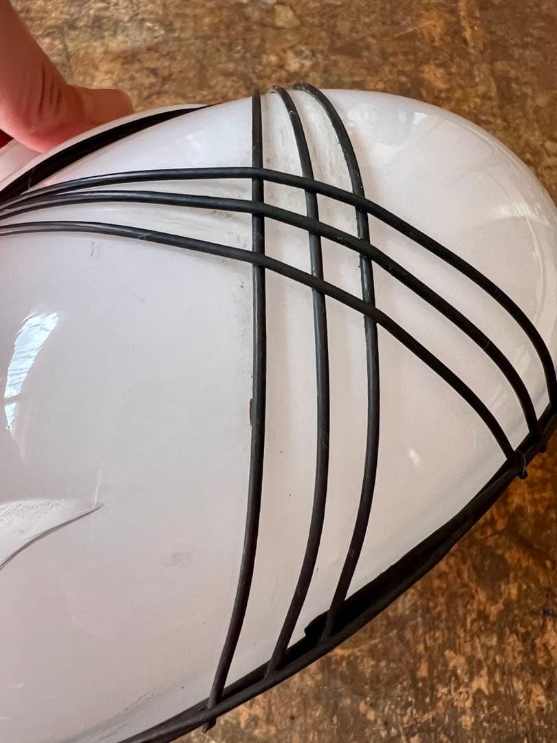 レトロ 電笠 鶴 和ガラス ランプシェード 灯り 照明 古民家 古道具 カフェ