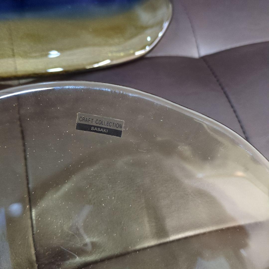 SASAKI ボウルと皿のセット 青緑