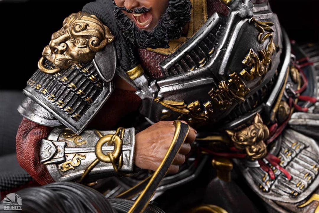 三国志蜀国猛将張飛益徳1/7全身像