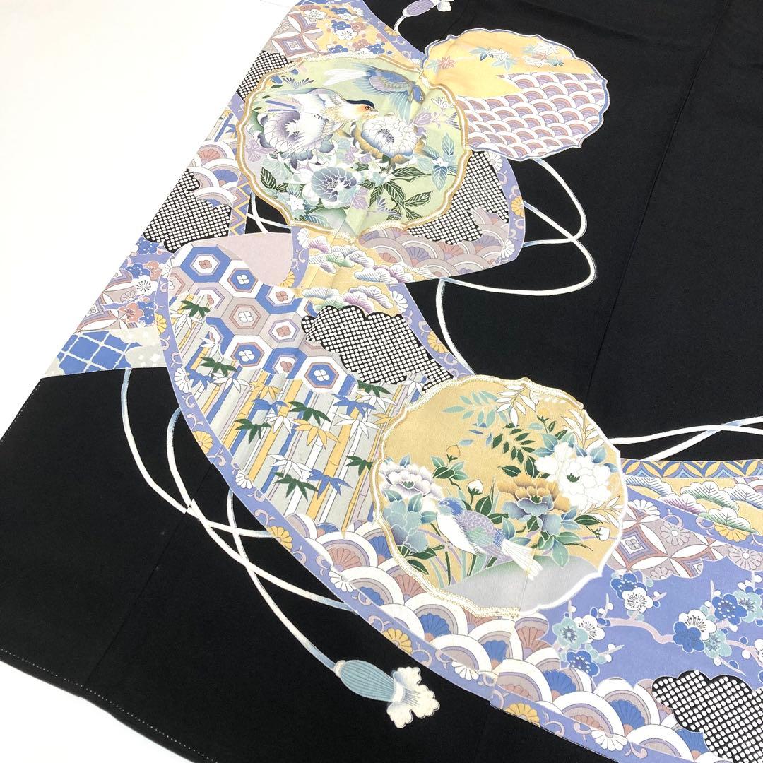 TAMA屋】全て正絹 全て黒留袖 全て刺繍入り まとめ売り5点TM2563