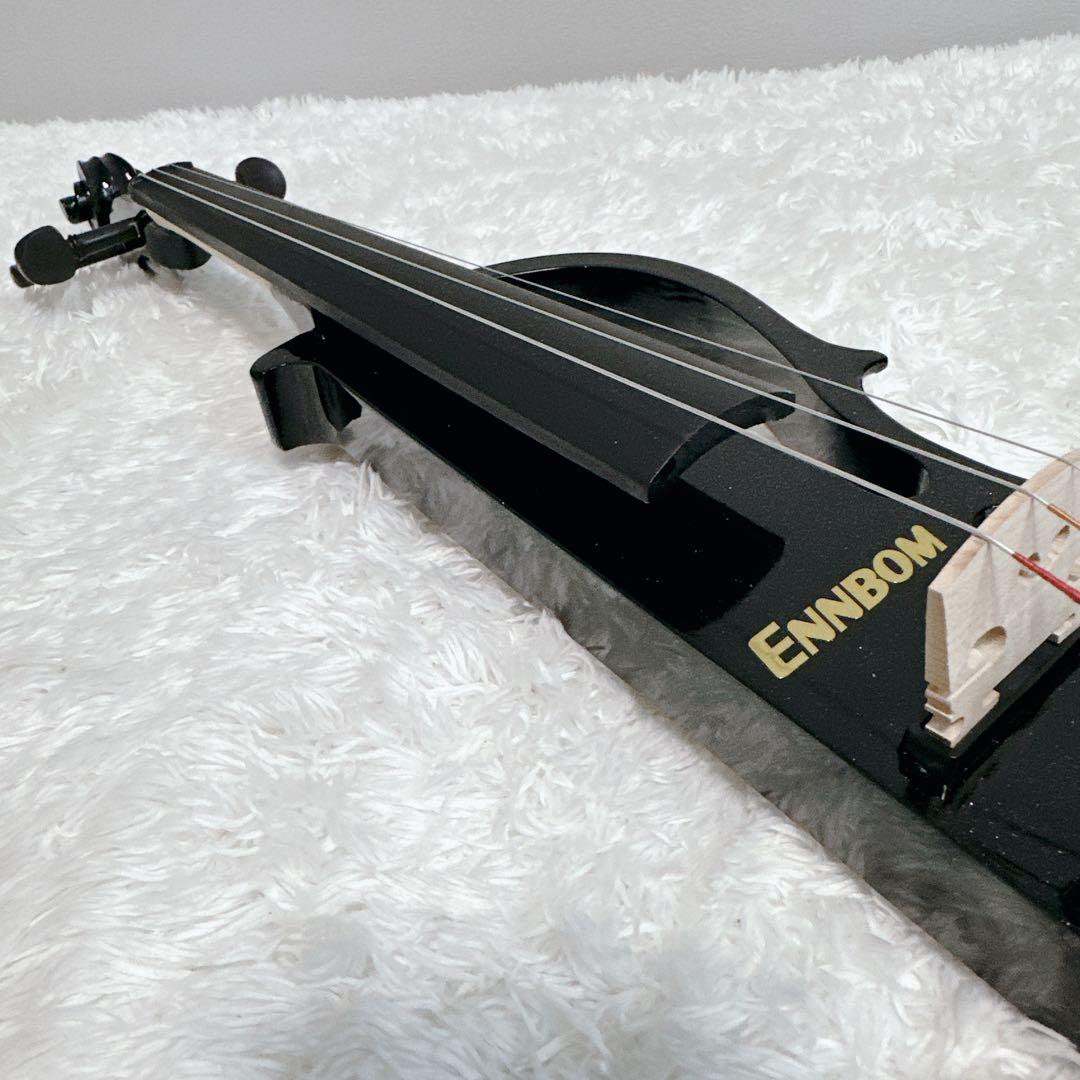 ENNBOM　サイレントバイオリン　HVPV-30　新品弦　ケース付属　4/4