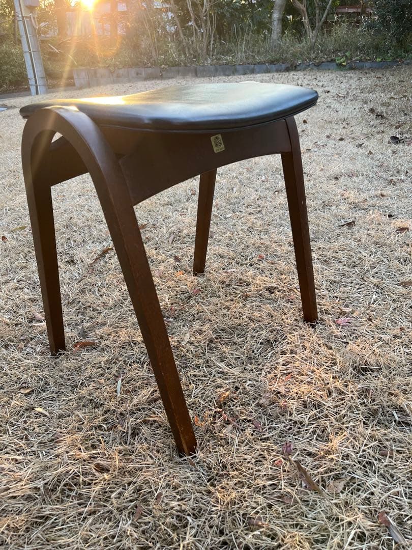 あやこ　美品 秋田木工 スタッキング スツール チェア 椅子 曲木