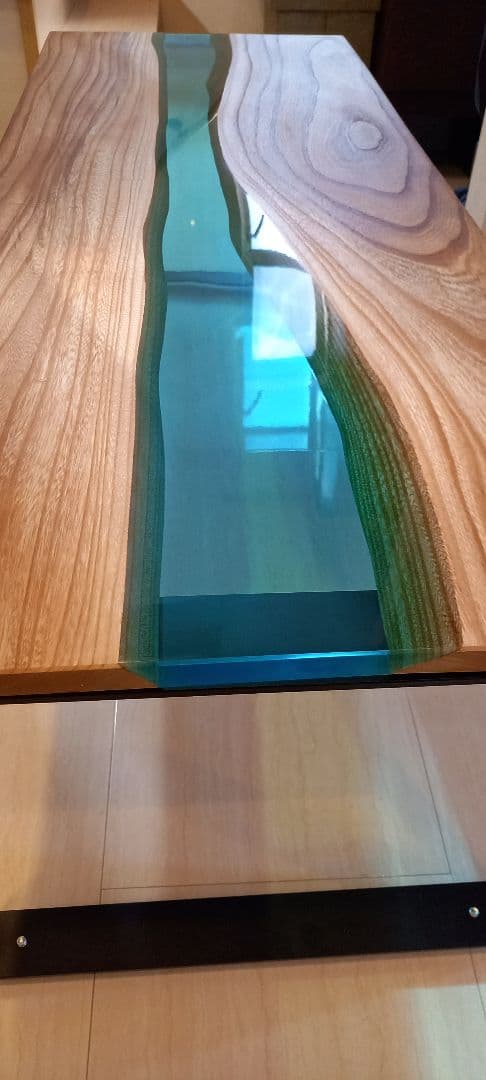 リバーテーブル レジンテーブル ローテーブル センターテーブル