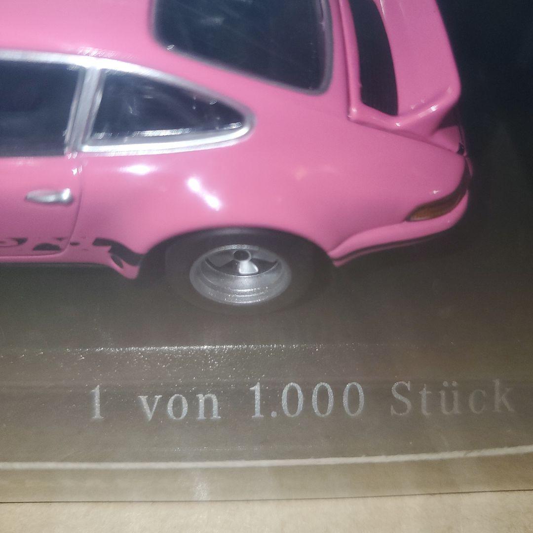 MINICHAMPS ポルシェ911カレラRSR ミニカー8台Set、ピンク