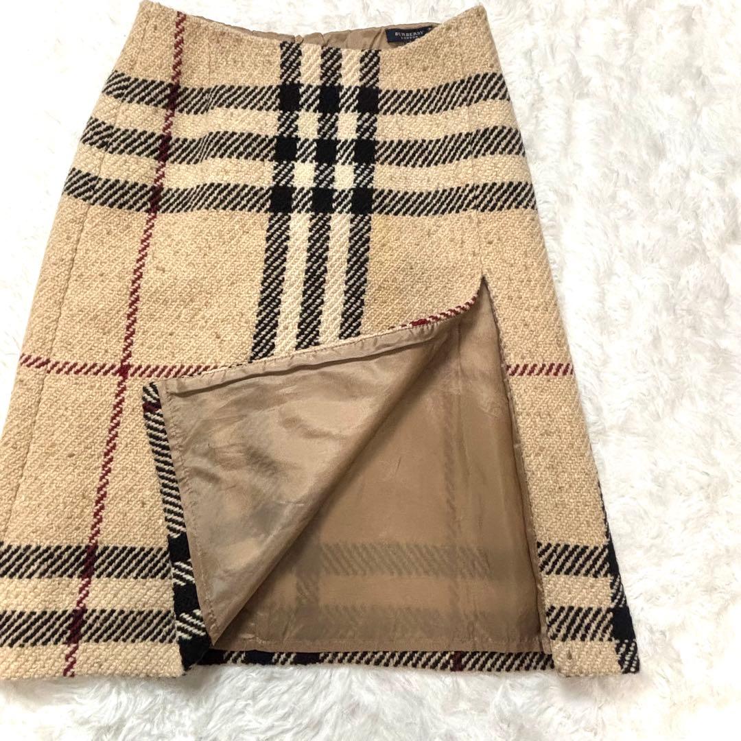 【希少】BURBERRY LONDONバーバリーロンドン ツイード イタリア製
