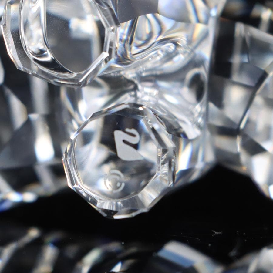 Y2435-9 スワロフスキー クリスタル マザーベア オブジェ