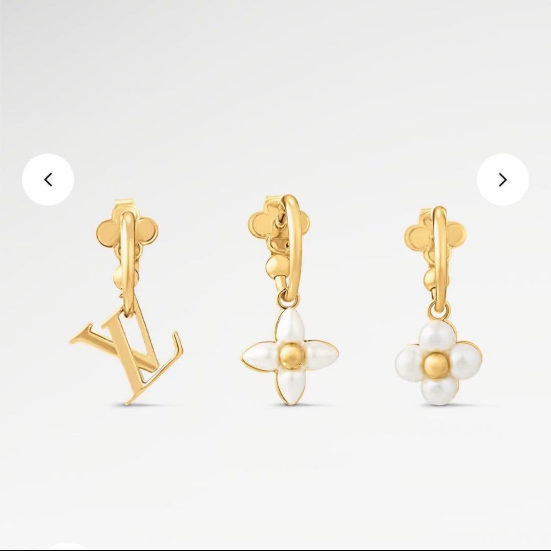 【LOUIS VUITTON】LV フローラグラム セット3 ピアス・LV フローラグラム セット3 新品 LOUIS VUITTON ピアス・LV