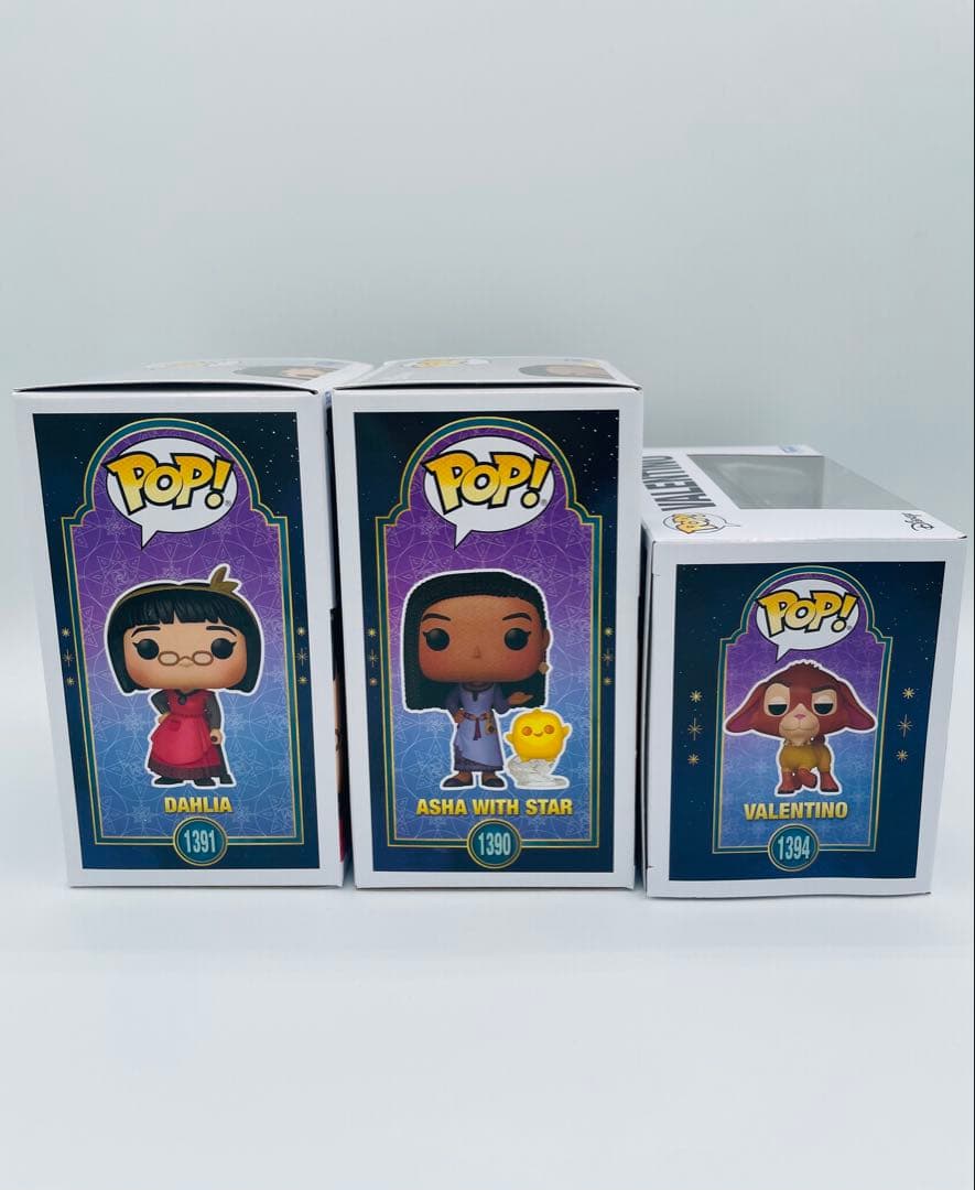 Funko Pop! ディズニー　ウィッシュ Wish フィギュアセット 3体