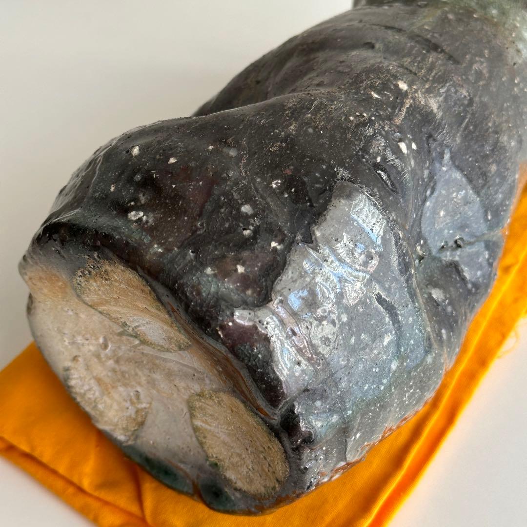 古谷道生 伊賀 花器 伊賀花入 「宙のグラス」共箱