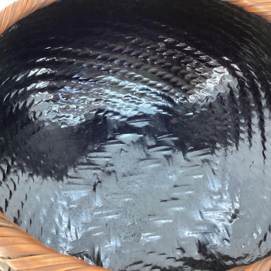 達磨炭斗 粟田元竺作