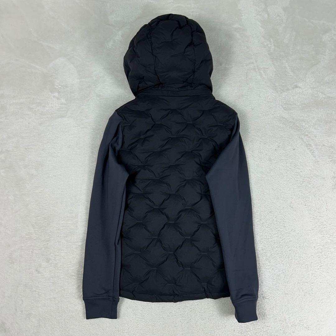 美品♡ジュンアンドロペ ナイロンストレッチダウンブルゾン ダウンジャケット 黒M