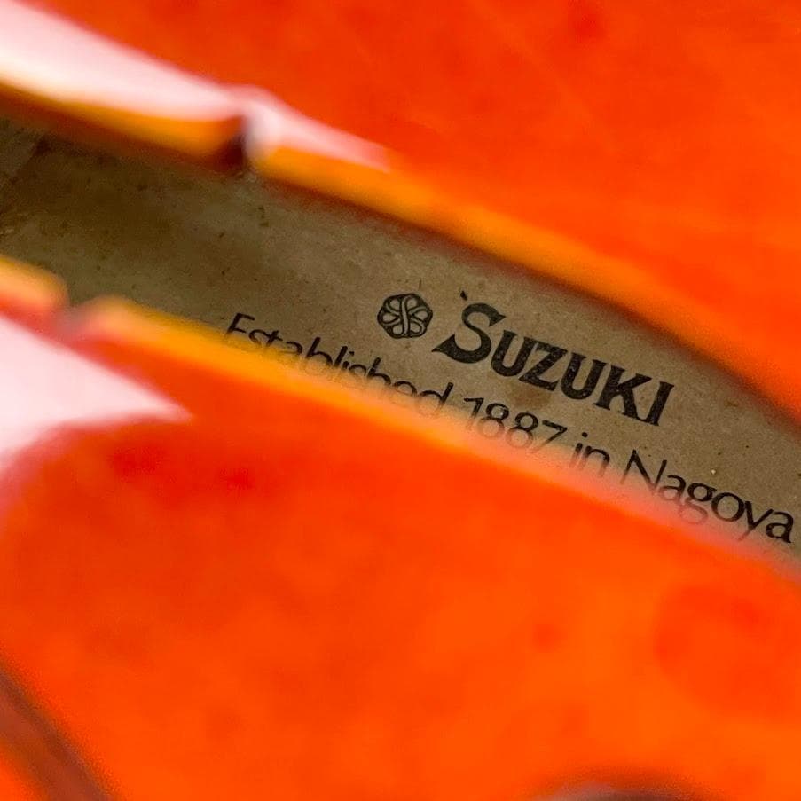 特価シリーズ●鈴木バイオリン● No.220 1/8 1987年 一枚板 美品