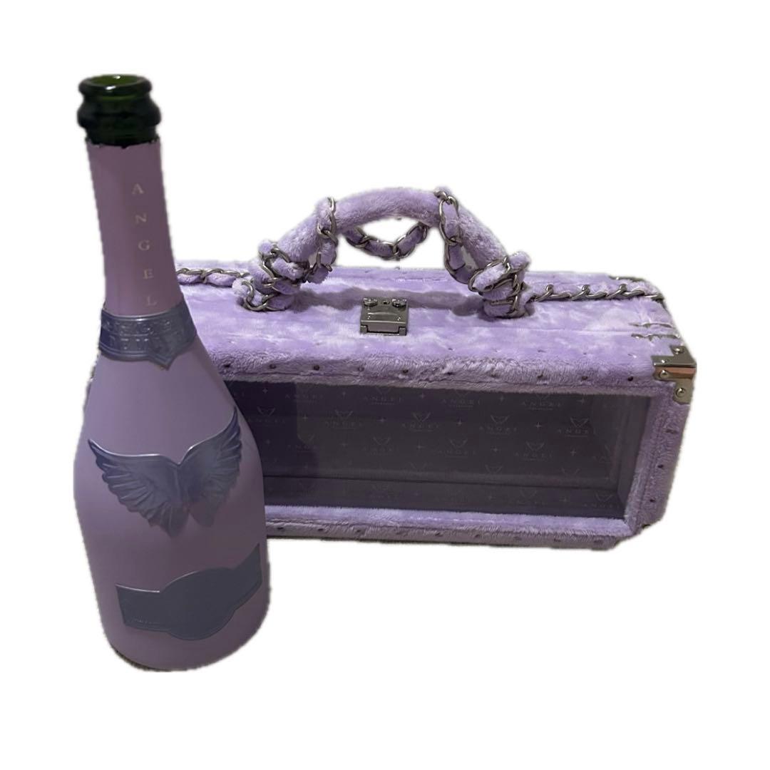 エンジェルシャンパン ハロウィン パープル ファー 空き瓶付き