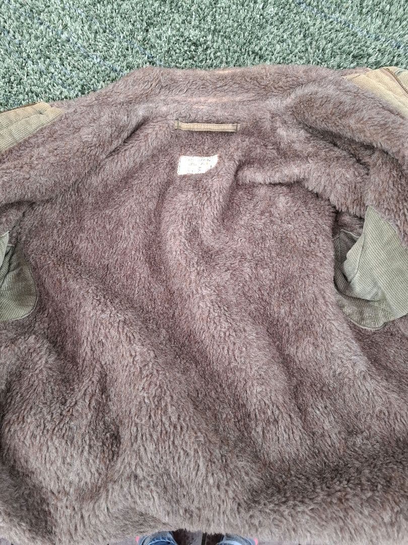 ヴィンテージ　40s 米軍 US NAVY N-1デッキジャケット　太畝ピケ　L