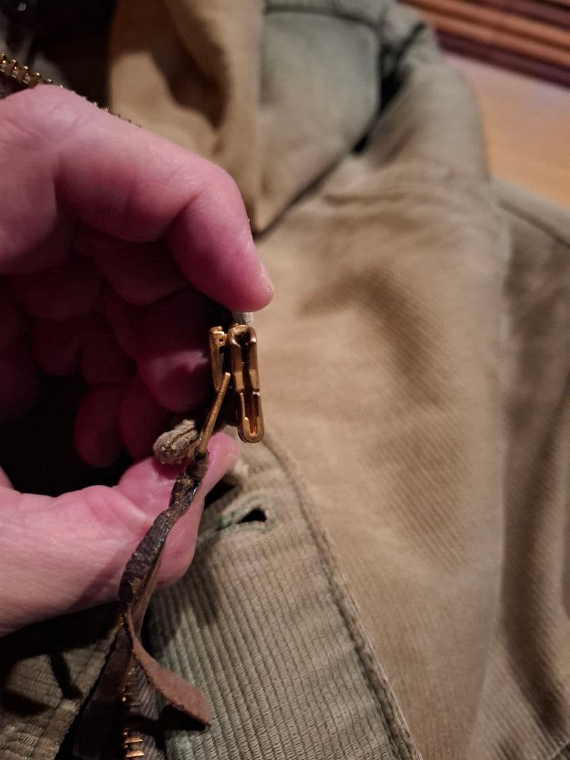 ヴィンテージ　40s 米軍 US NAVY N-1デッキジャケット　太畝ピケ　L