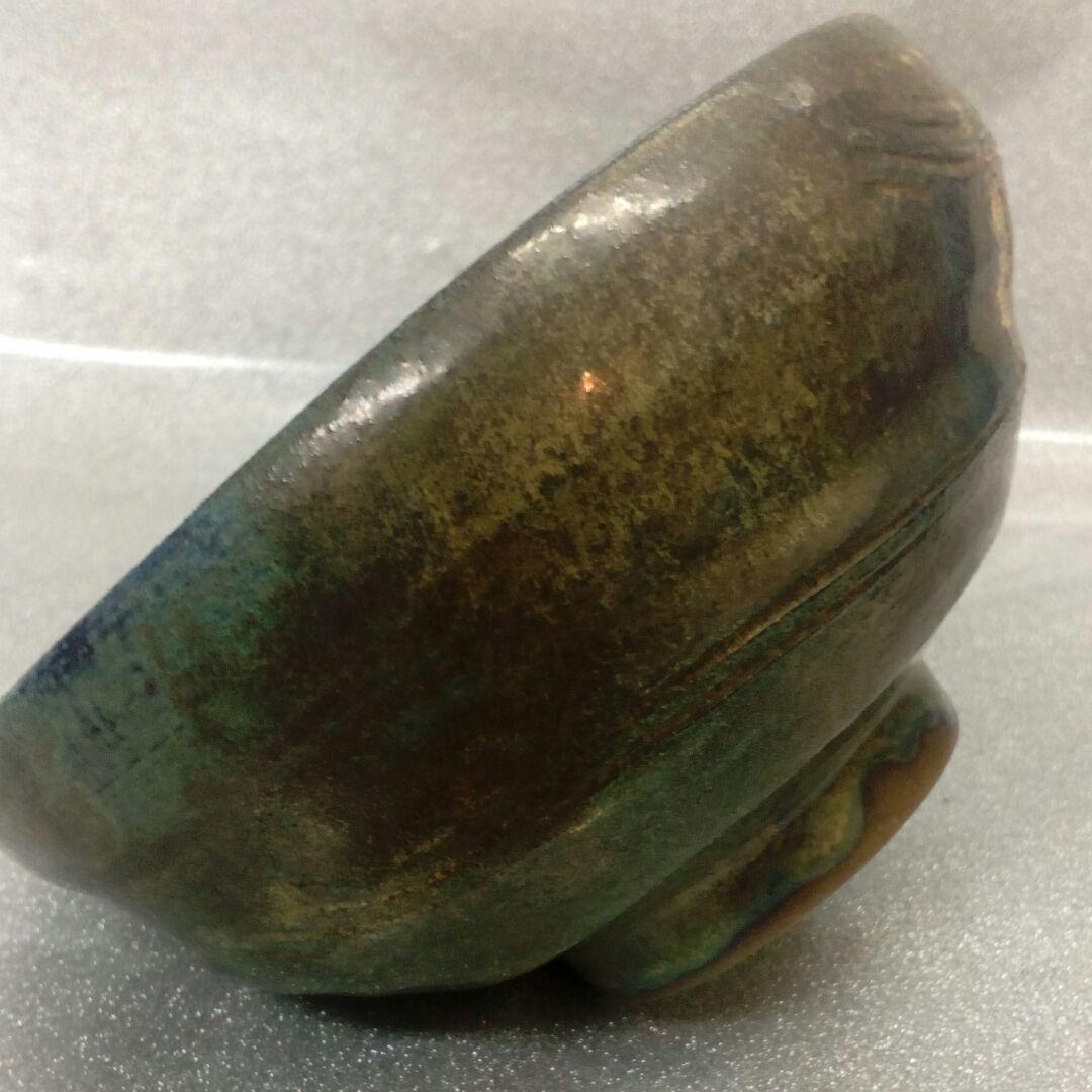 稀少レア蔵出時代茶道具１２．５センチ珍品抹茶茶碗年代在銘不詳当時物陶磁器