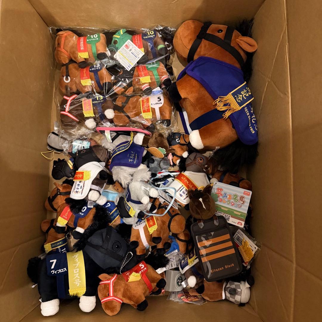 ち*ん様 サラブレッドコレクション ぬいぐるみ マスコット 競馬 まとめ 計61