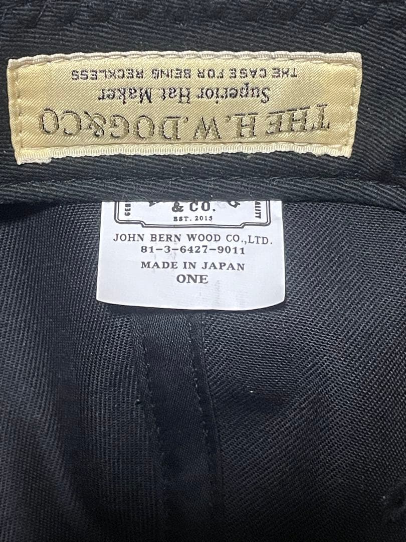 THE H.W.DOG&CO. オンライン限定　オールブラック　レザー