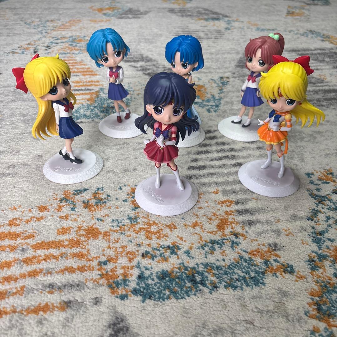 美少女戦士セーラームーン Qposket 6体セット開封済み - メルカリ