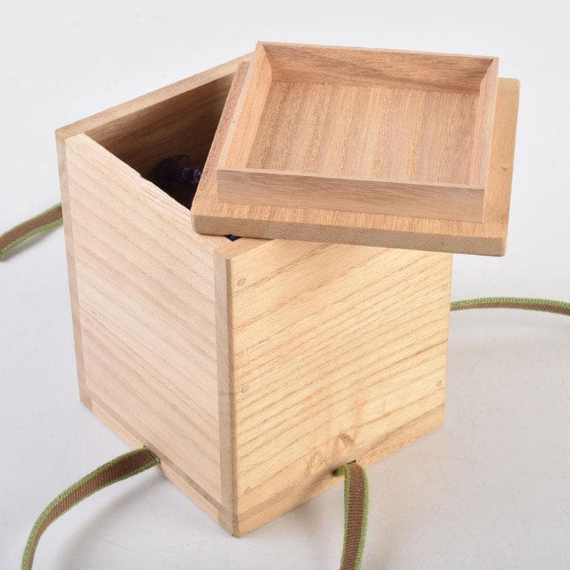 よりまき様専用 茶道具 板谷波山作 素釉 茶入 仕覆付 共箱 D 9192