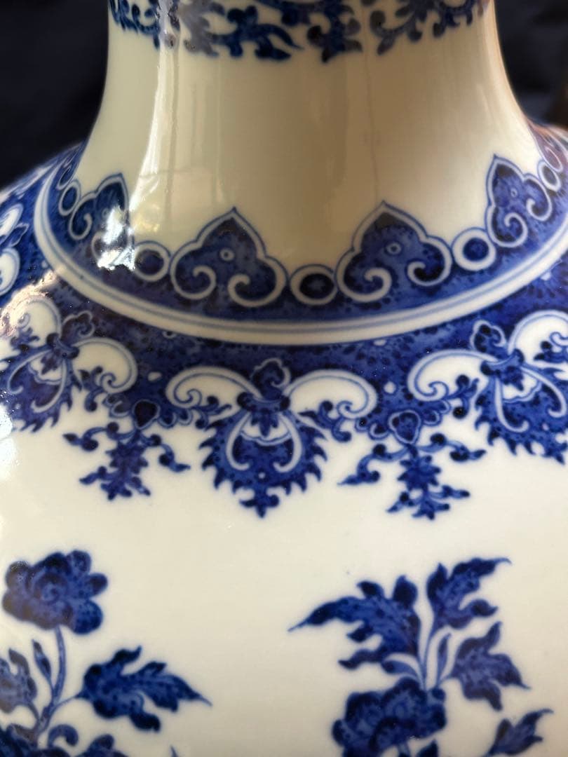 ○ 清代　雍正年製　花器　時代物　中国美術