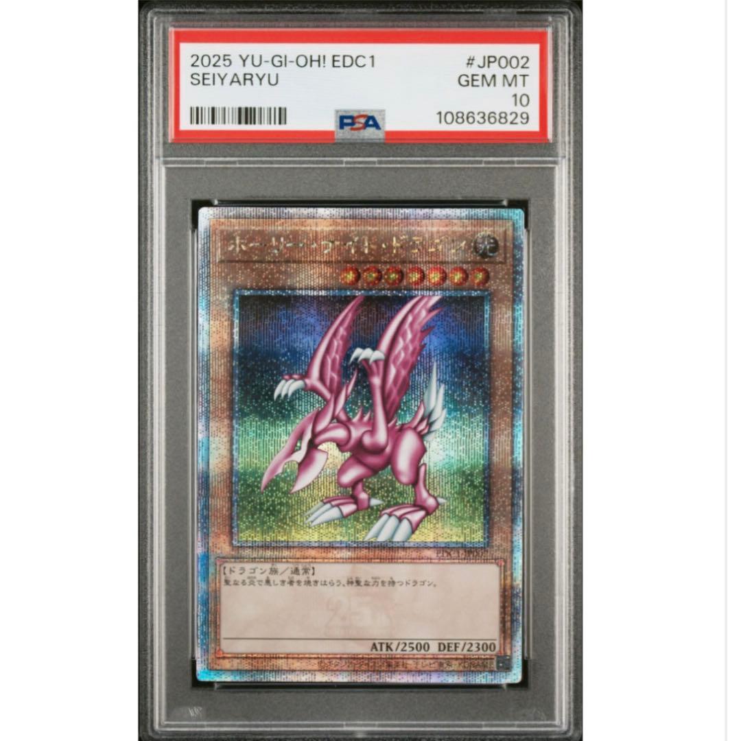 PSA10 連番 ホーリー・ナイト・ドラゴン 究極完全態グレート・モス 25th